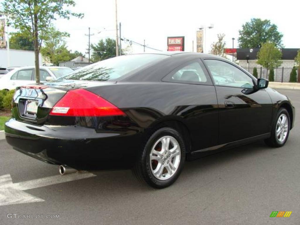2006 Accord EX Coupe - Nighthawk Black Pearl / Black photo #4