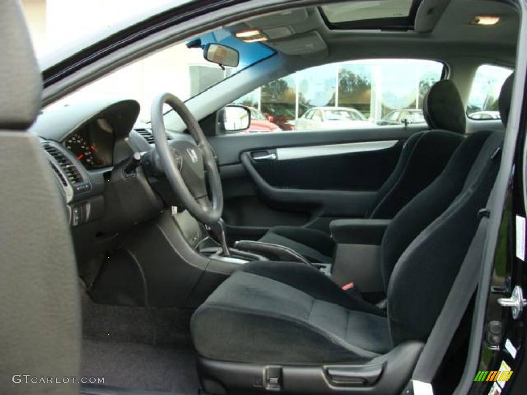 2006 Accord EX Coupe - Nighthawk Black Pearl / Black photo #7