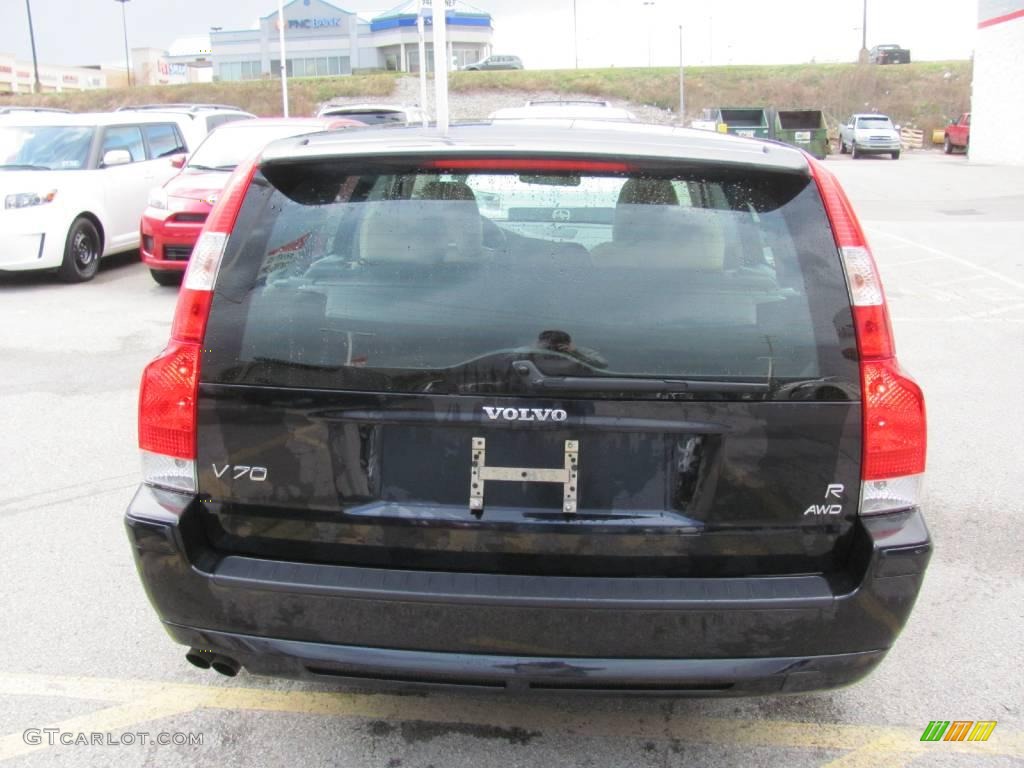 2005 V70 R AWD - Black / R Gobi Sand/Metallic photo #4