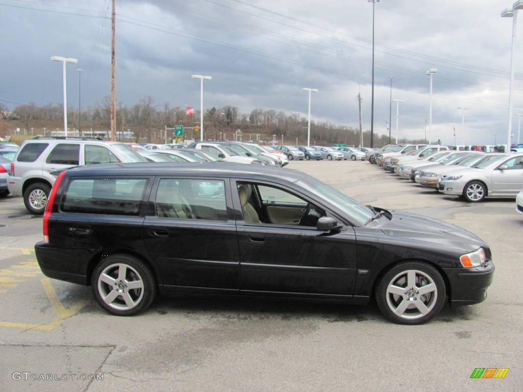 2005 V70 R AWD - Black / R Gobi Sand/Metallic photo #7
