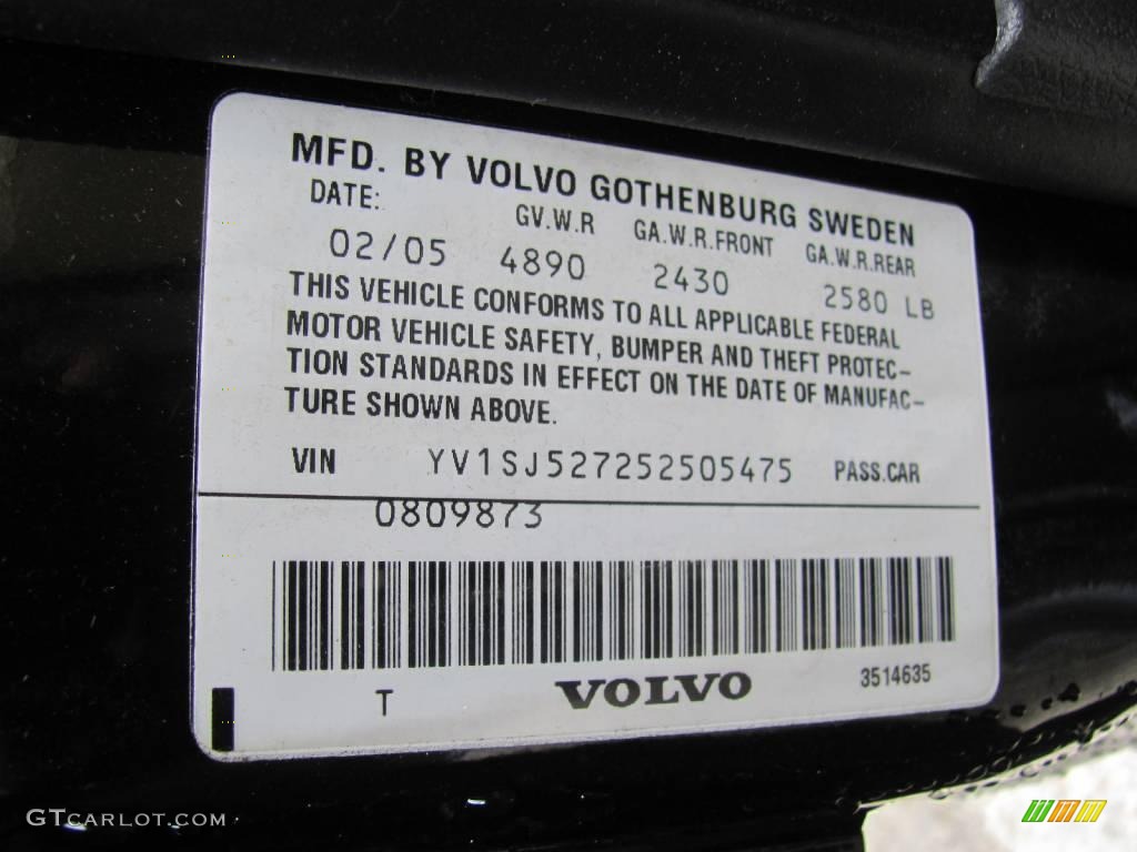 2005 V70 R AWD - Black / R Gobi Sand/Metallic photo #19