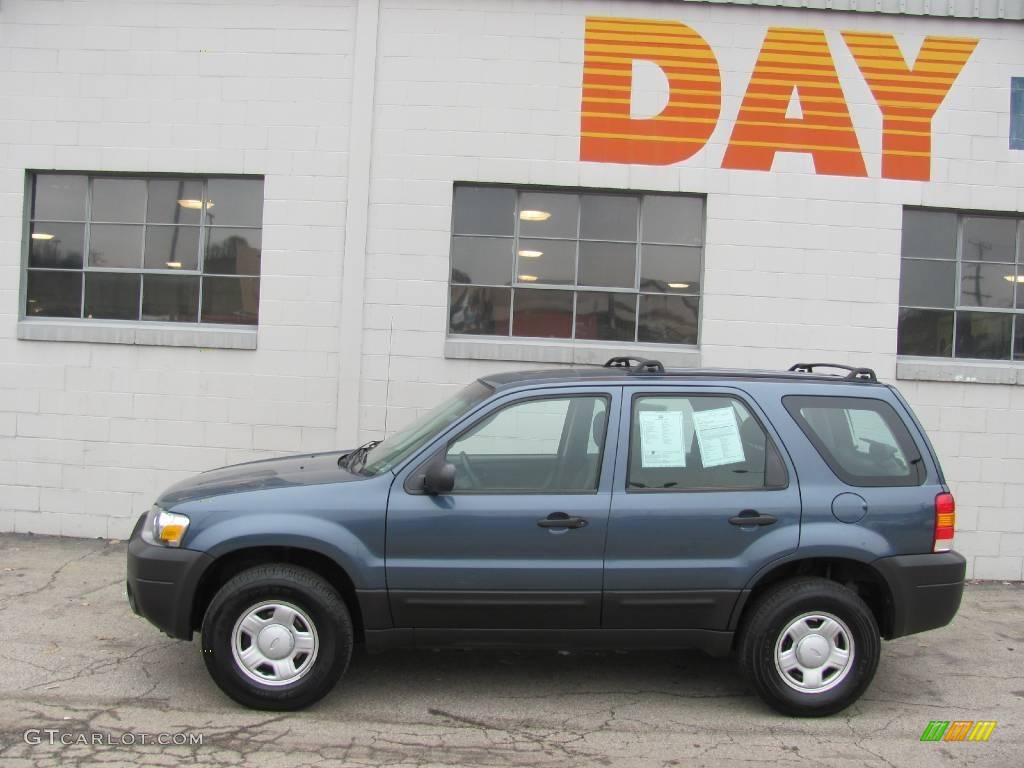 2006 Escape XLS 4WD - Norsea Blue Metallic / Medium/Dark Flint photo #2