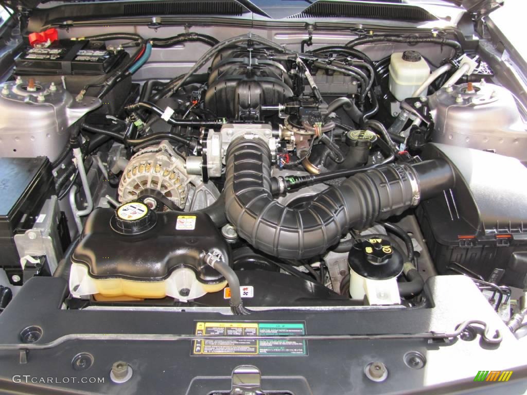 2006 Mustang V6 Premium Convertible - Tungsten Grey Metallic / Black photo #16