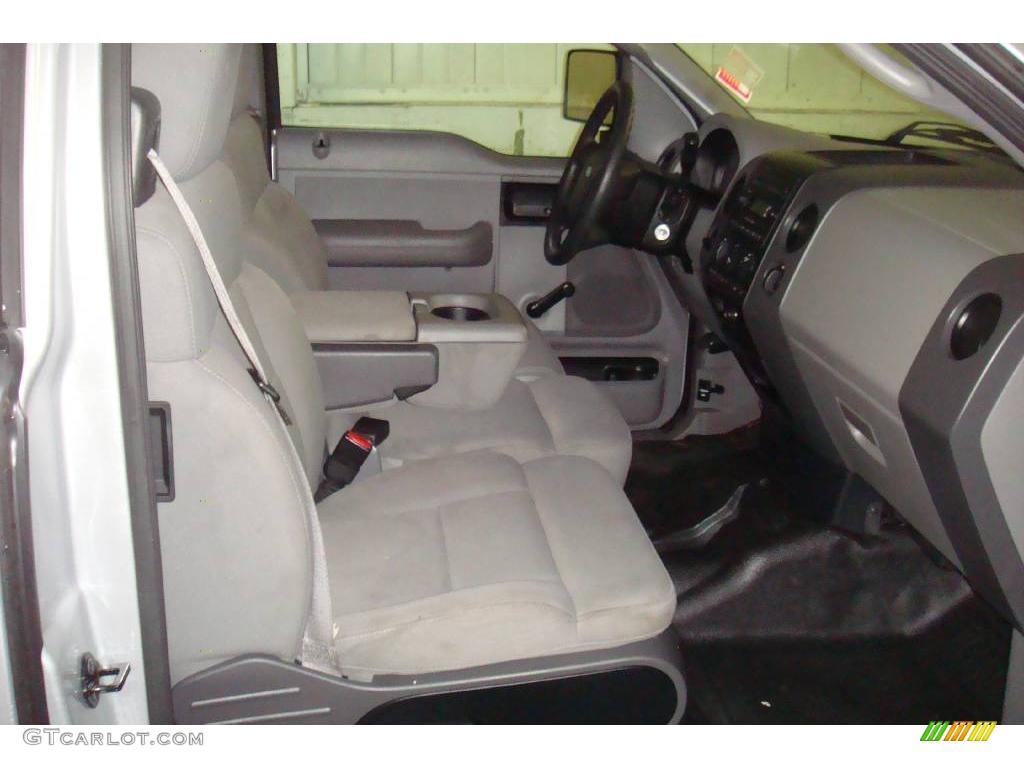 2005 F150 STX SuperCab - Silver Metallic / Medium Flint Grey photo #8