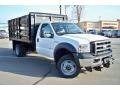 Oxford White - F450 Super Duty XL Regular Cab Chassis Dump Truck Photo No. 3