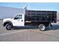 Oxford White - F450 Super Duty XL Regular Cab Chassis Dump Truck Photo No. 8