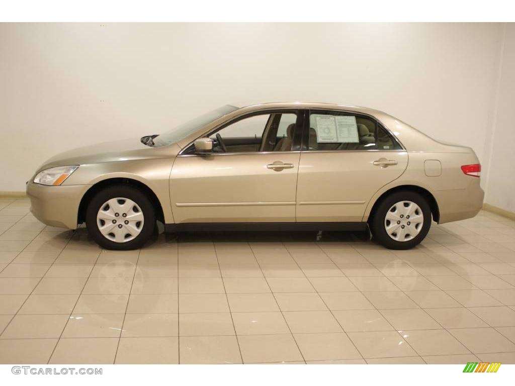 2003 Accord LX Sedan - Desert Mist Metallic / Ivory photo #4