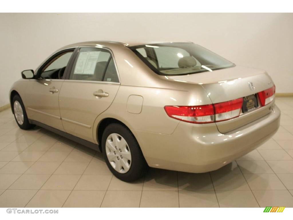 2003 Accord LX Sedan - Desert Mist Metallic / Ivory photo #5