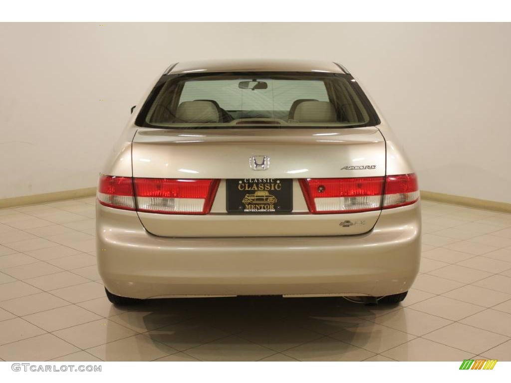 2003 Accord LX Sedan - Desert Mist Metallic / Ivory photo #6