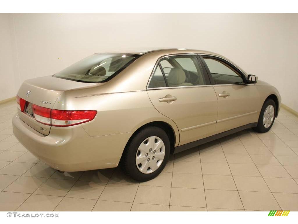 2003 Accord LX Sedan - Desert Mist Metallic / Ivory photo #7