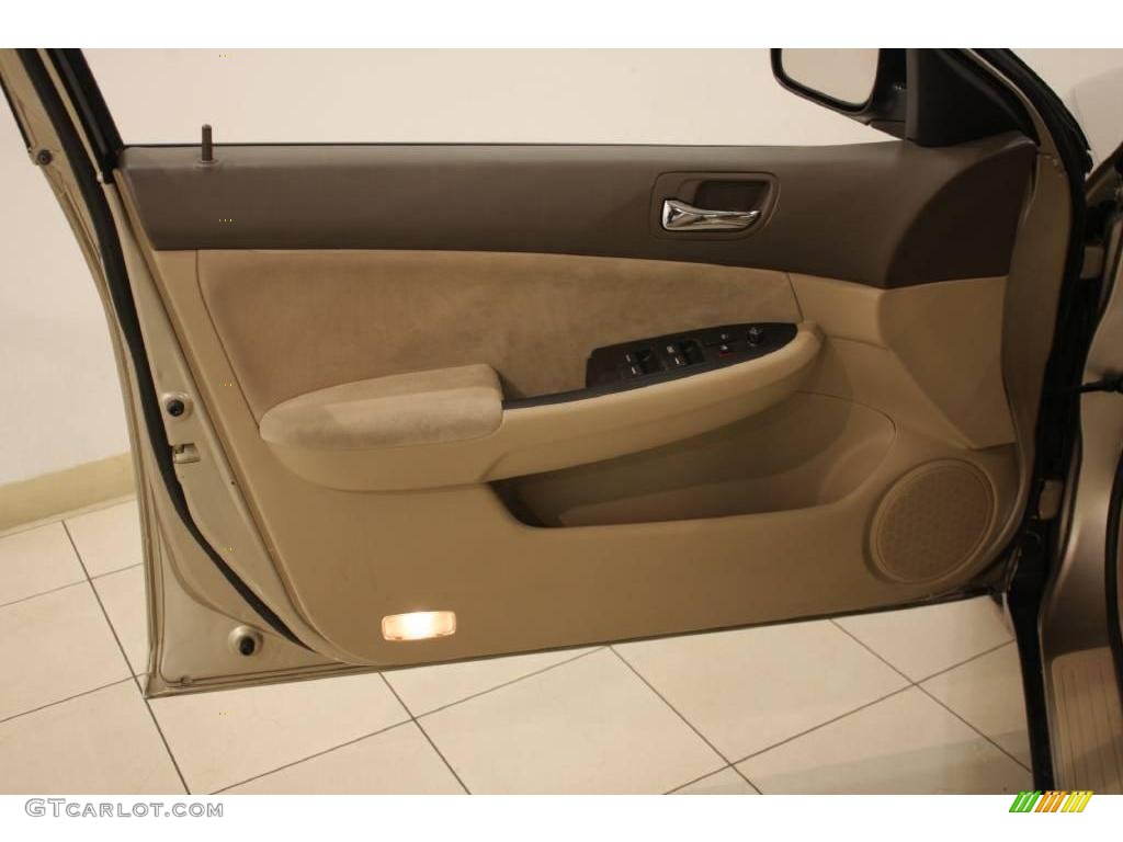 2003 Accord LX Sedan - Desert Mist Metallic / Ivory photo #8