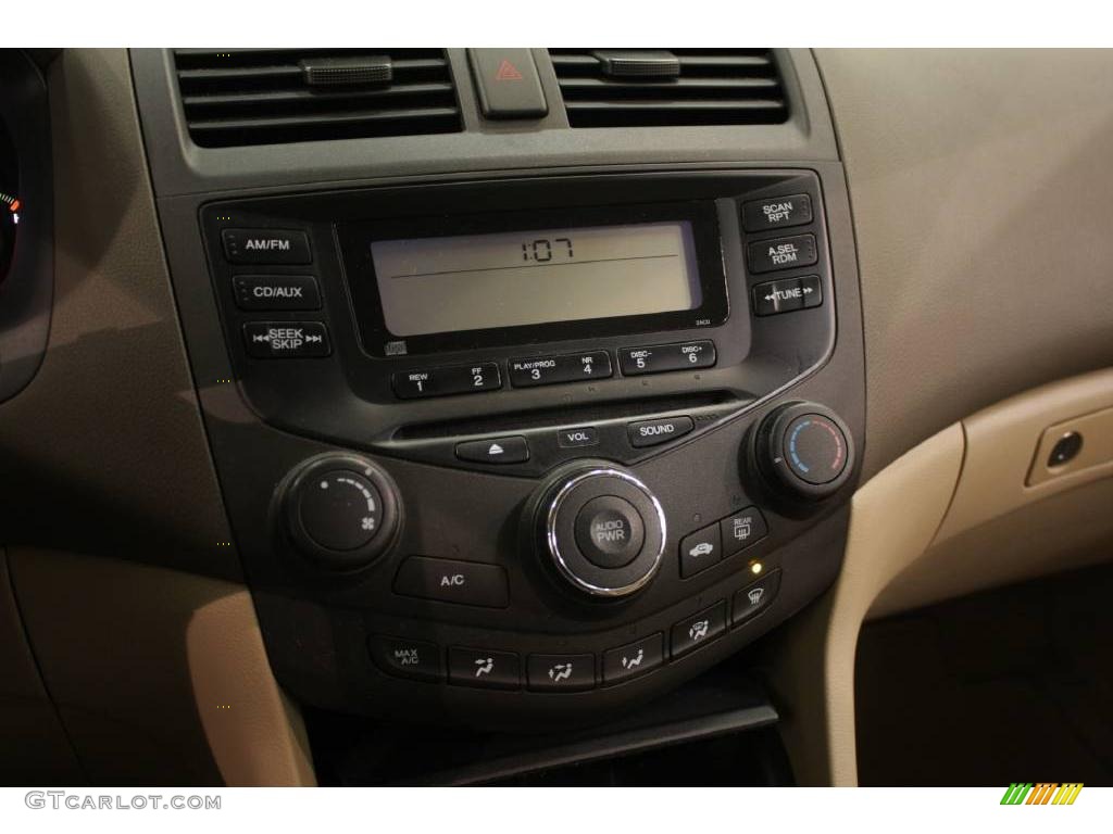 2003 Accord LX Sedan - Desert Mist Metallic / Ivory photo #13