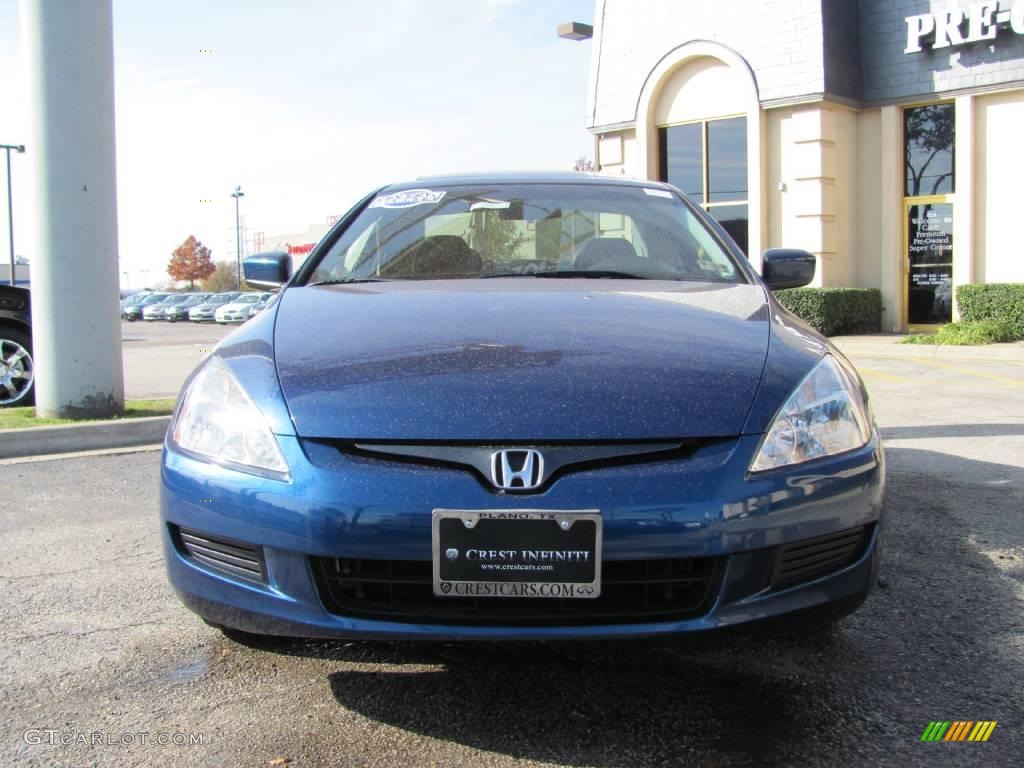 2003 Accord EX Coupe - Sapphire Blue Pearl / Black photo #2