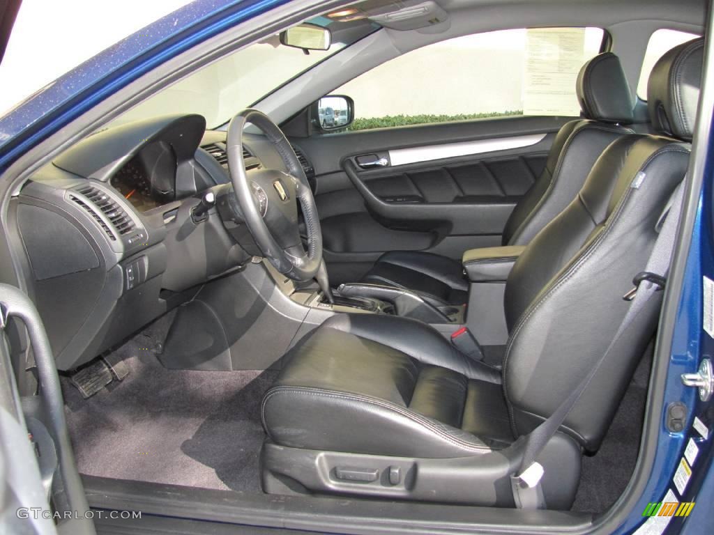 2003 Accord EX Coupe - Sapphire Blue Pearl / Black photo #8