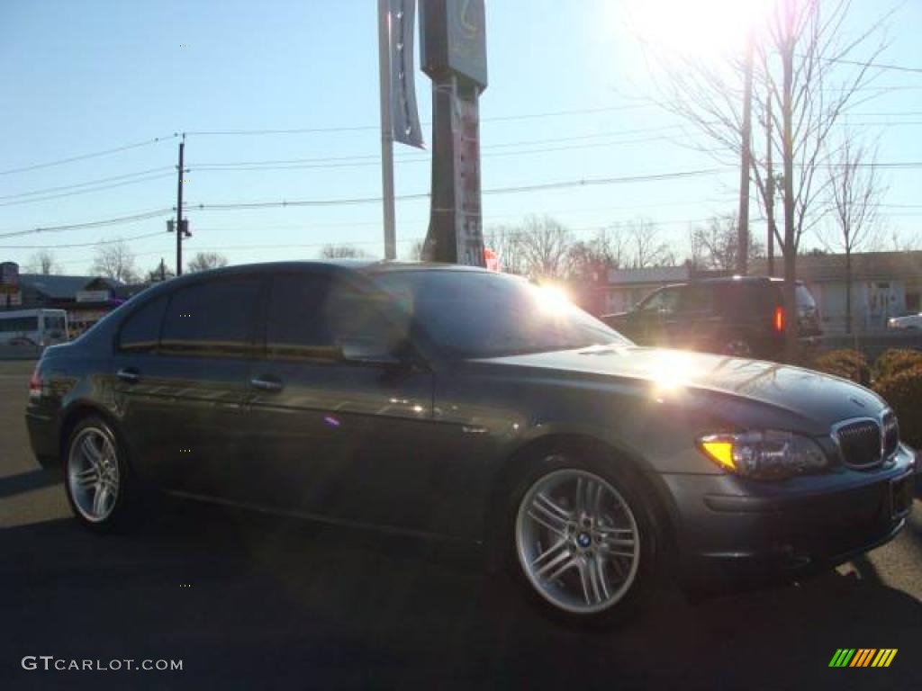 2008 7 Series 750Li Sedan - Titanium Grey Metallic / Black photo #3