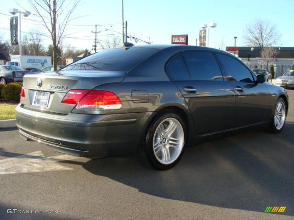 2008 7 Series 750Li Sedan - Titanium Grey Metallic / Black photo #4