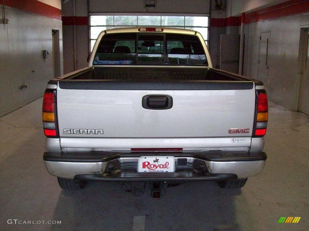 2005 Sierra 1500 SLT Extended Cab 4x4 - Silver Birch Metallic / Pewter photo #6