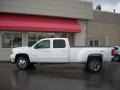 Summit White - Sierra 3500HD SLT Crew Cab 4x4 Dually Photo No. 3