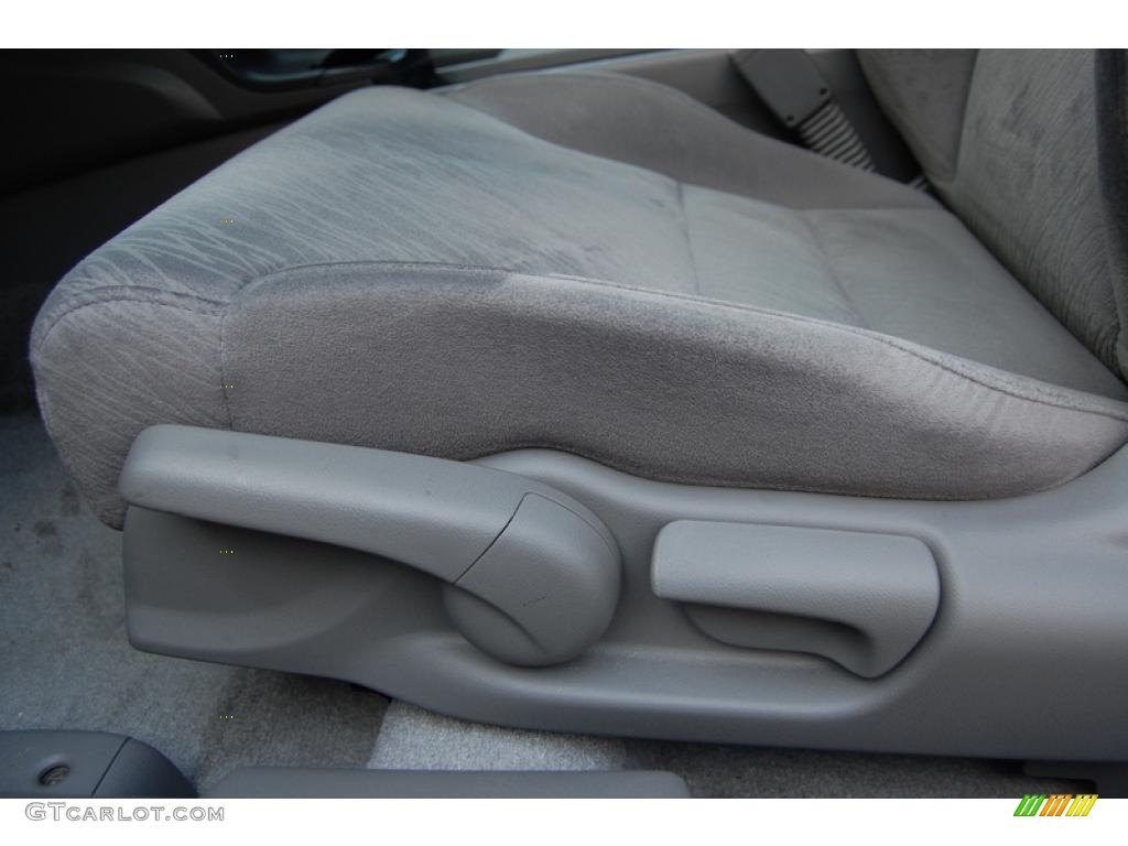 2007 Civic EX Coupe - Galaxy Gray Metallic / Ivory photo #18