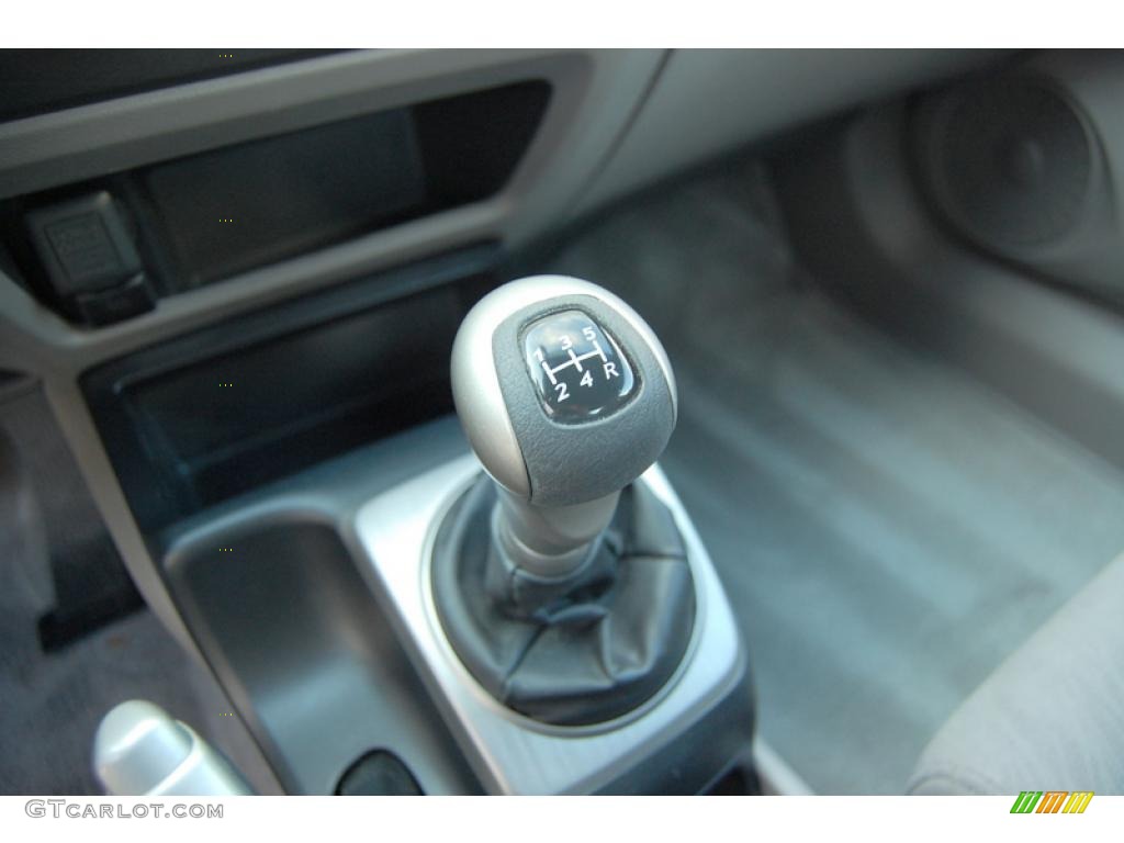 2007 Civic EX Coupe - Galaxy Gray Metallic / Ivory photo #20