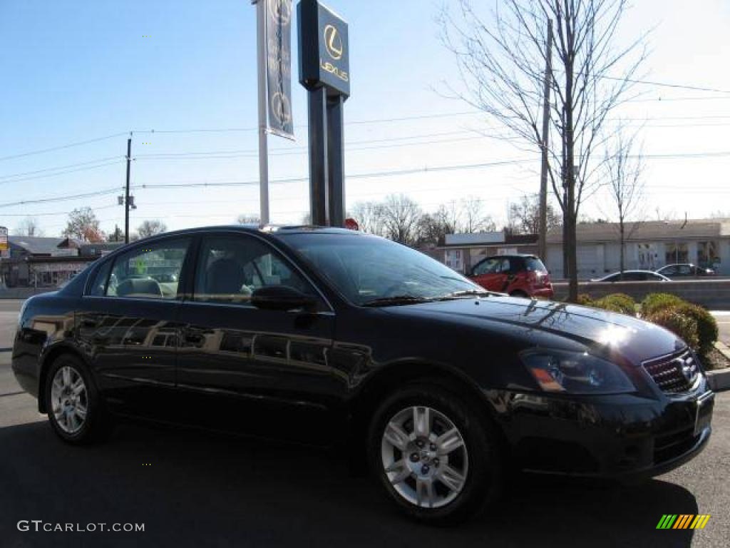 2006 Altima 2.5 S Special Edition - Super Black / Frost photo #3