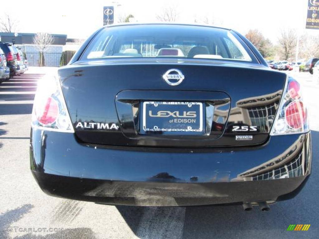 2006 Altima 2.5 S Special Edition - Super Black / Frost photo #5
