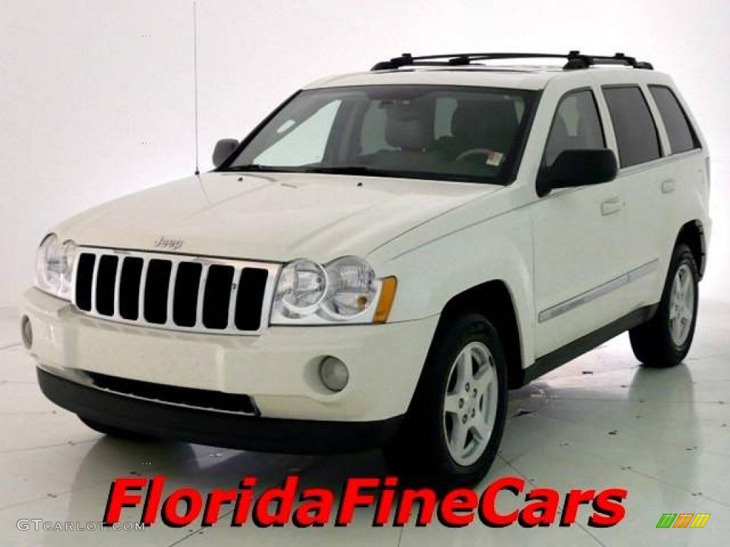2005 Grand Cherokee Limited - Stone White / Medium Slate Gray photo #1