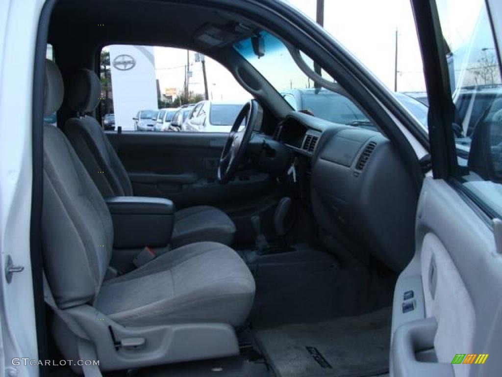 2002 Tacoma V6 TRD Double Cab 4x4 - Super White / Charcoal photo #8