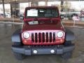 2010 Red Rock Crystal Pearl Jeep Wrangler Unlimited Sport 4x4  photo #6