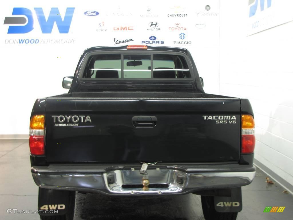 2003 Tacoma V6 TRD Xtracab 4x4 - Black Sand Pearl / Oak photo #8