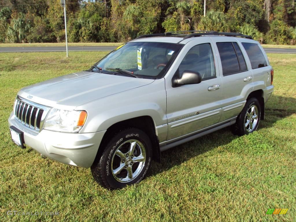 2004 Grand Cherokee Overland 4x4 - Bright Silver Metallic / Dark Slate Gray photo #1