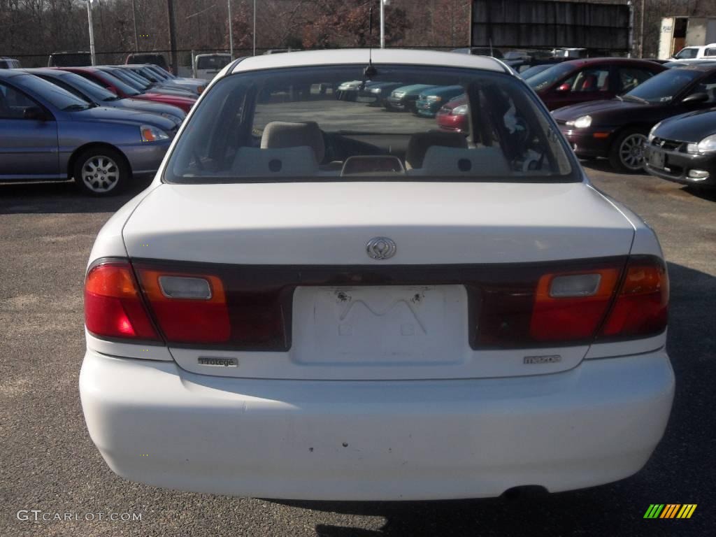 1995 Protege LX - White / Tan photo #6