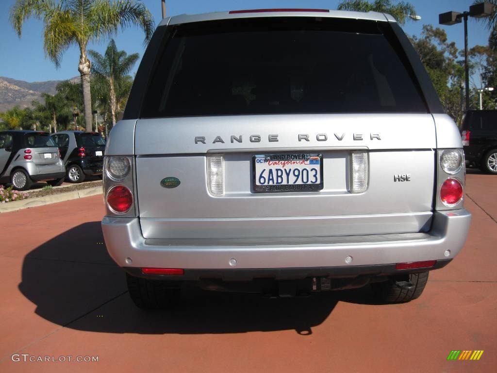 2007 Range Rover HSE - Zermatt Silver Metallic / Charcoal photo #5