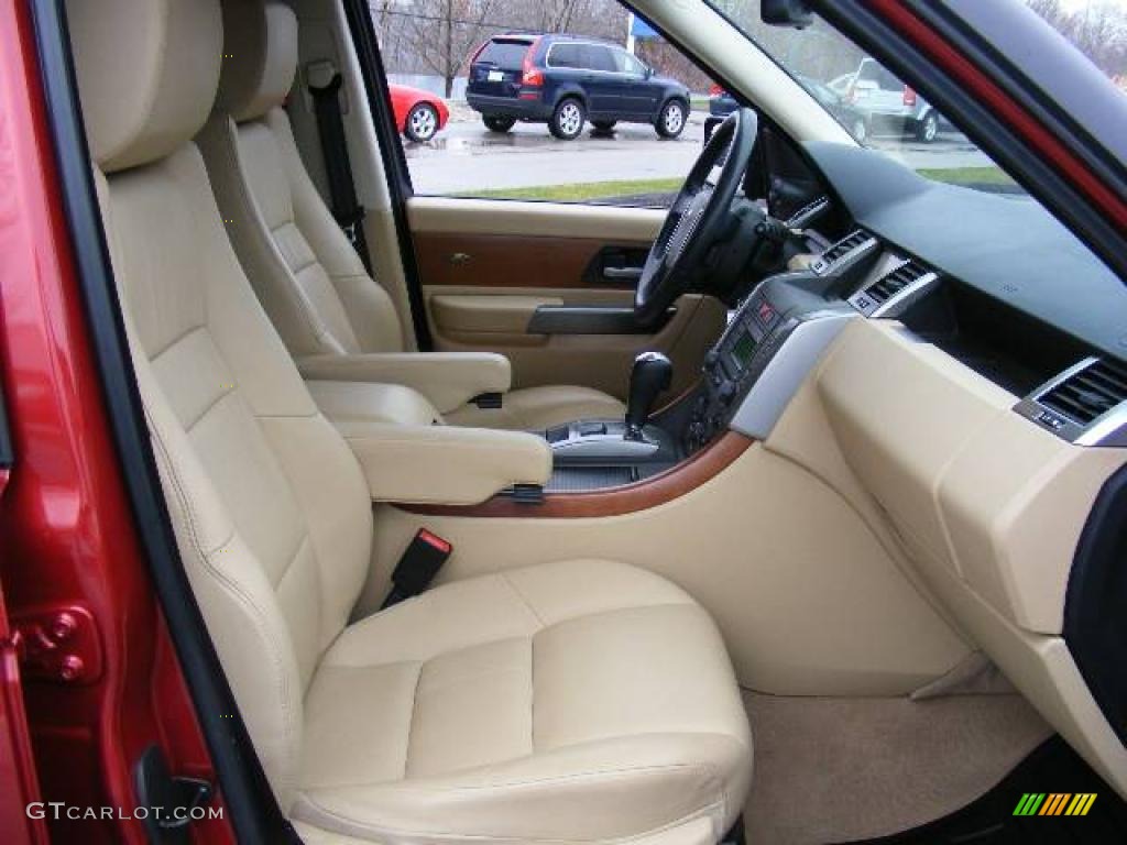 2007 Range Rover Sport HSE - Rimini Red Metallic / Alpaca Beige photo #13