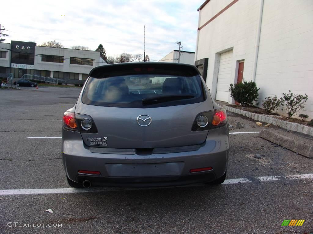 2005 MAZDA3 s Hatchback - Titanium Gray Metallic / Black photo #6