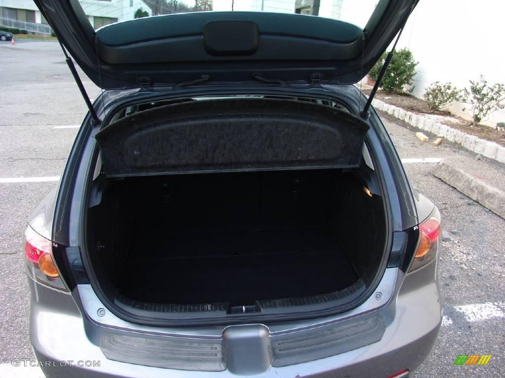 2005 MAZDA3 s Hatchback - Titanium Gray Metallic / Black photo #12