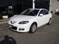 2007 Crystal White Pearl Mazda MAZDA3 s Sport Sedan  photo #3