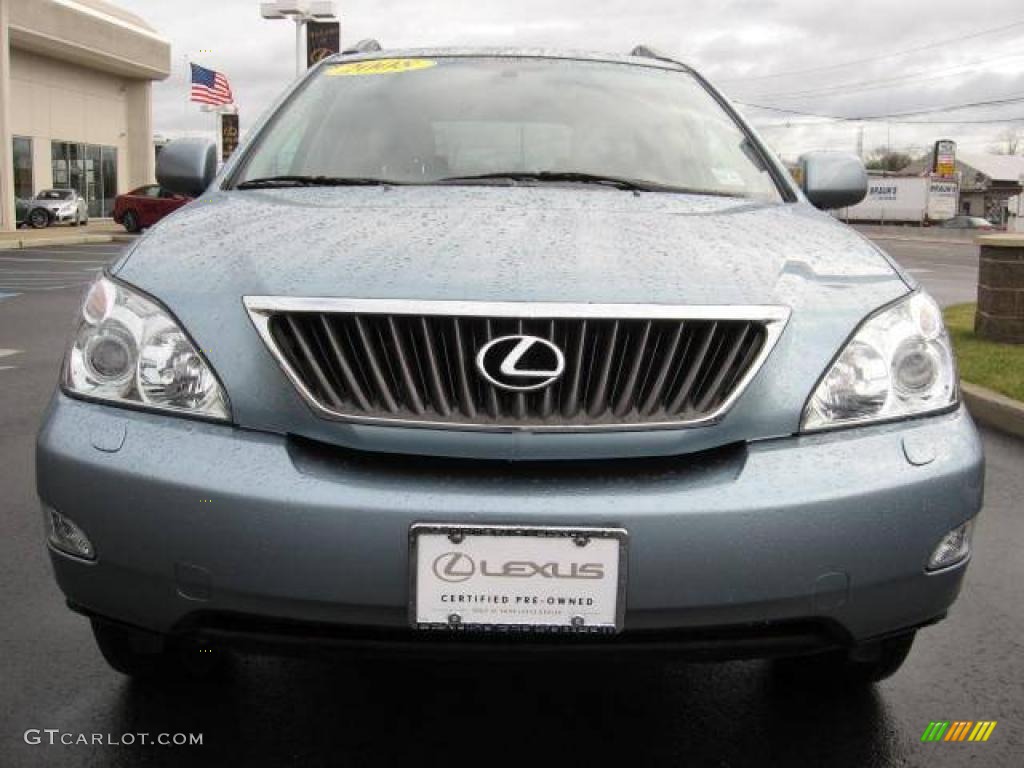 2008 RX 350 AWD - Breakwater Blue Metallic / Light Gray photo #2