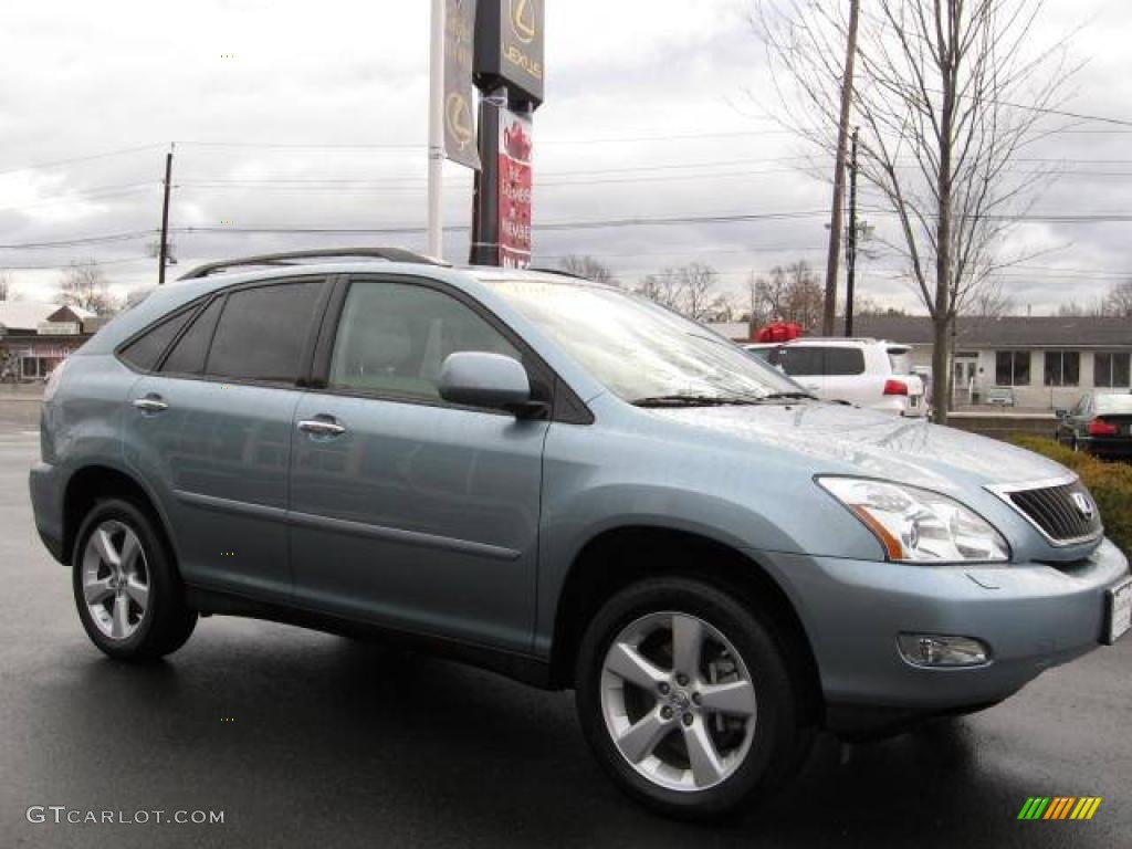 2008 RX 350 AWD - Breakwater Blue Metallic / Light Gray photo #3