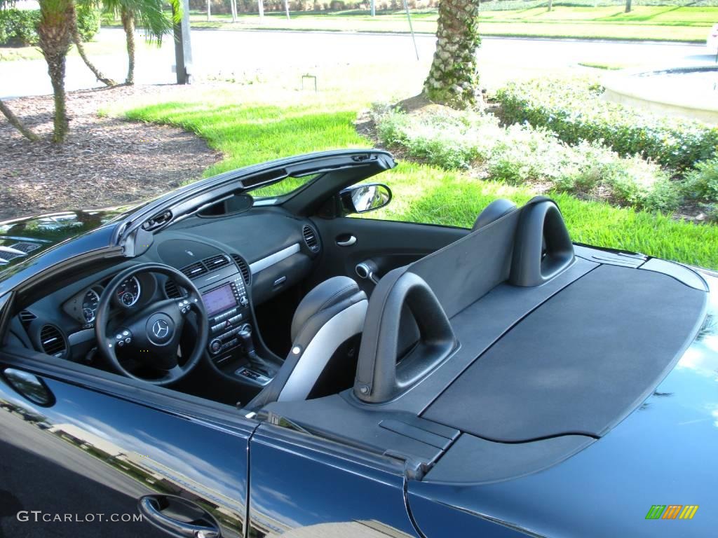 2005 SLK 55 AMG Roadster - Black / Black photo #10