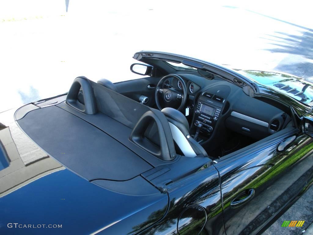 2005 SLK 55 AMG Roadster - Black / Black photo #11