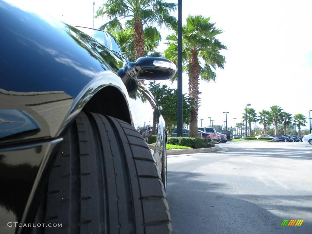 2005 SLK 55 AMG Roadster - Black / Black photo #16