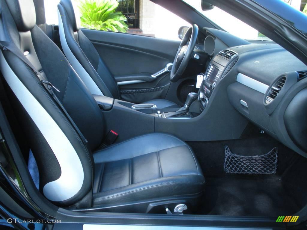 2005 SLK 55 AMG Roadster - Black / Black photo #19