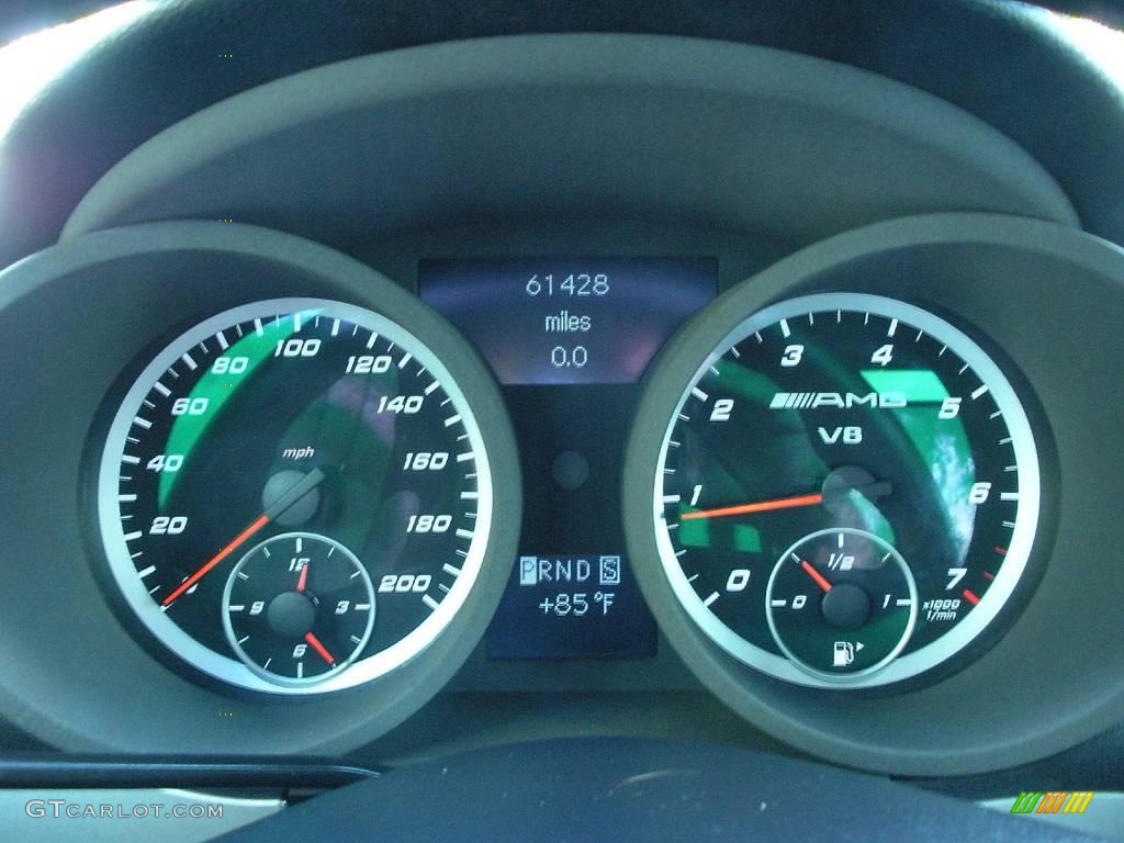 2005 SLK 55 AMG Roadster - Black / Black photo #23