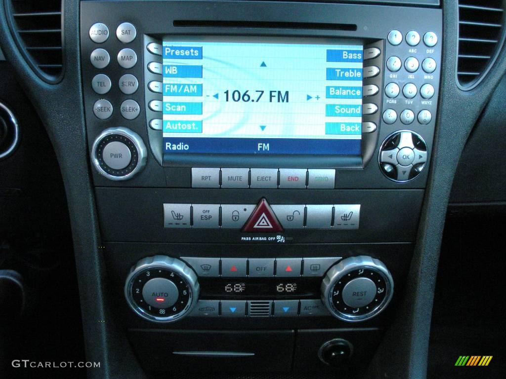 2005 SLK 55 AMG Roadster - Black / Black photo #25