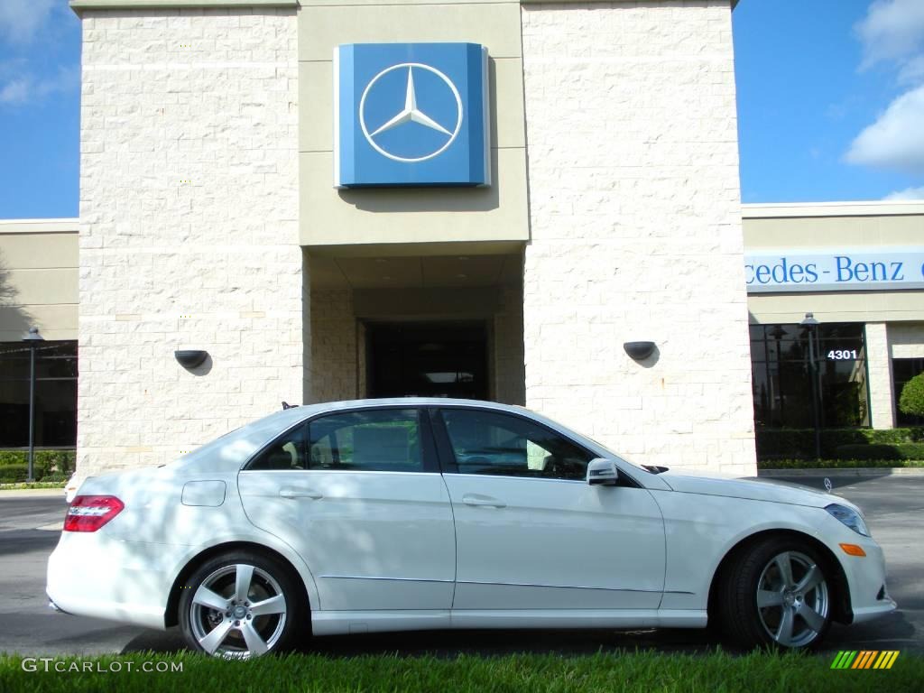 2010 E 350 Sedan - Arctic White / Almond Beige photo #5