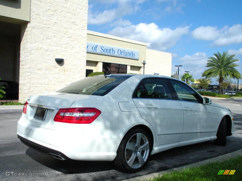 2010 E 350 Sedan - Arctic White / Almond Beige photo #6