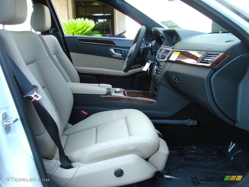 2010 E 350 Sedan - Arctic White / Almond Beige photo #15