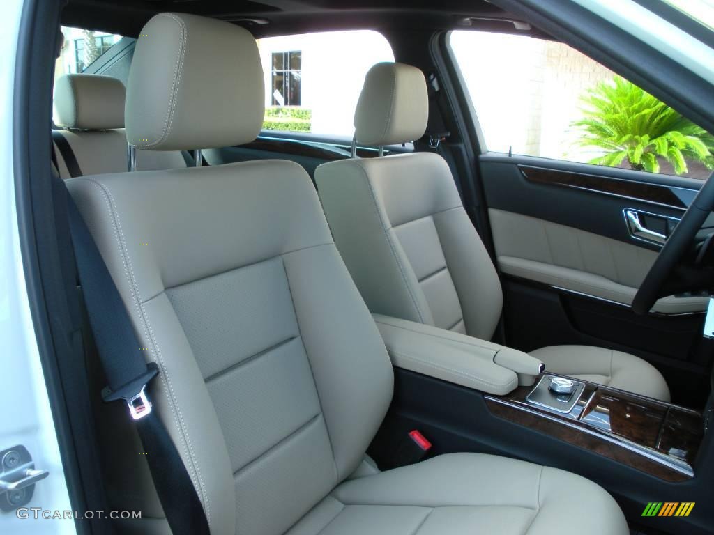2010 E 350 Sedan - Arctic White / Almond Beige photo #16