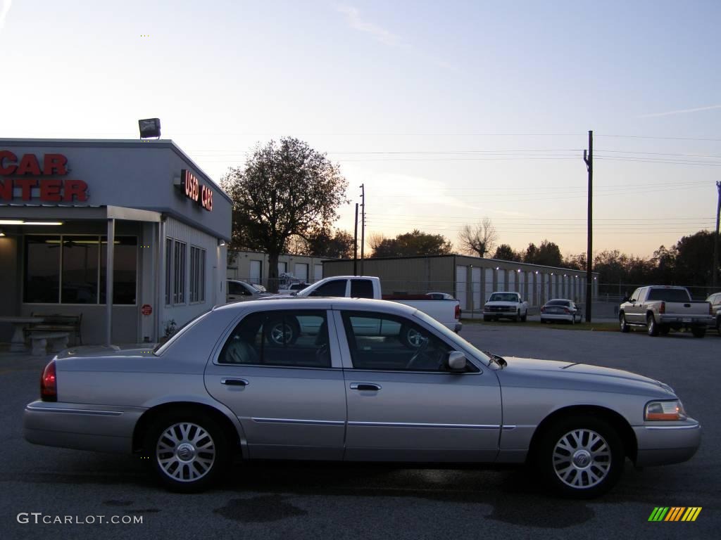 2004 Grand Marquis LS - Silver Birch Metallic / Dark Charcoal photo #2